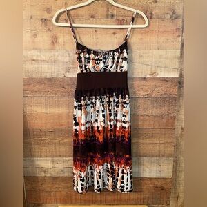 Wrapper tie back dress